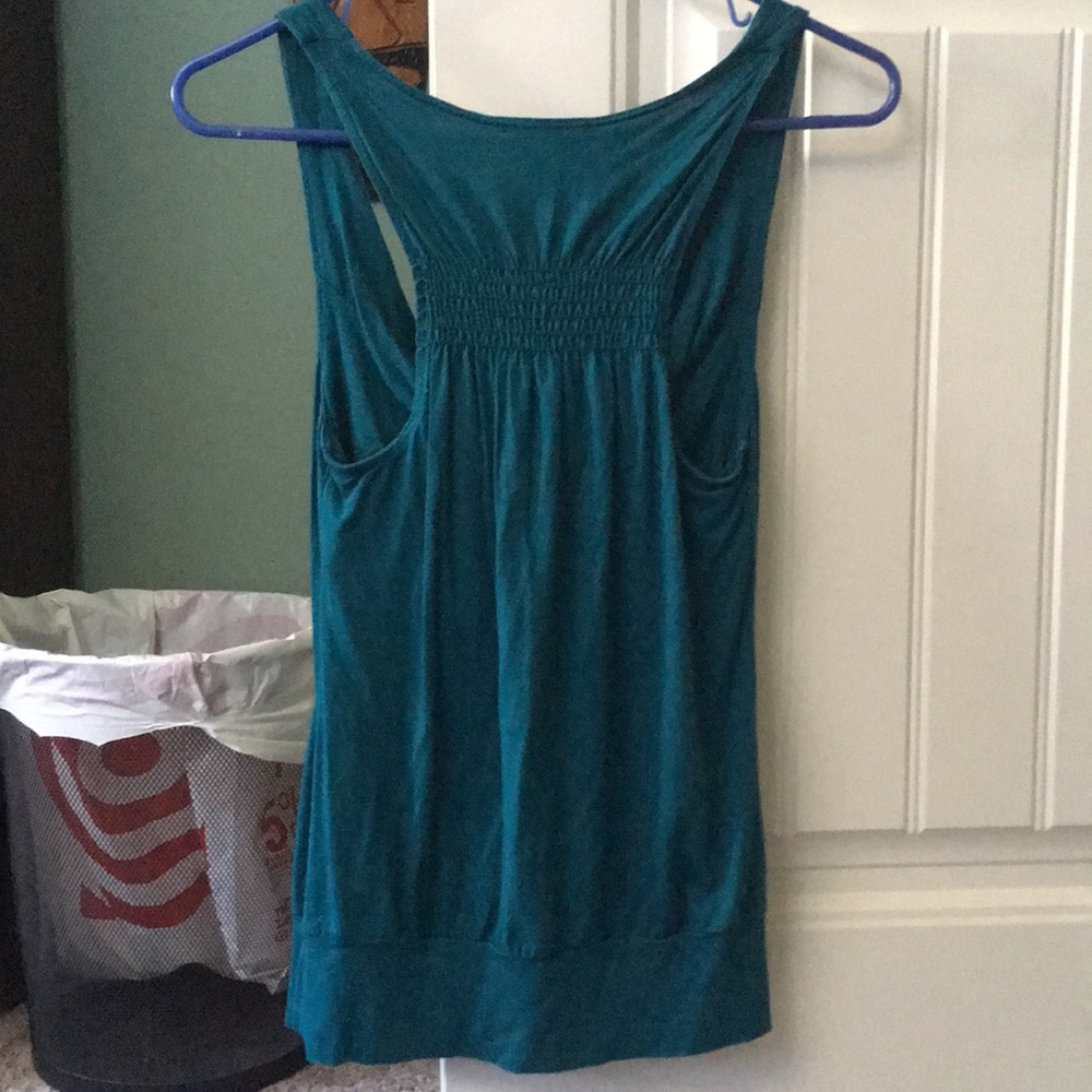 Turquoise Bebe Top - Picture 4 of 5